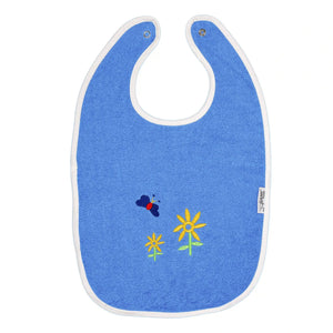 Weberei Pahl Kinder Lätzchen Riva/Heidi 30x45 cm (BLAU) 103838