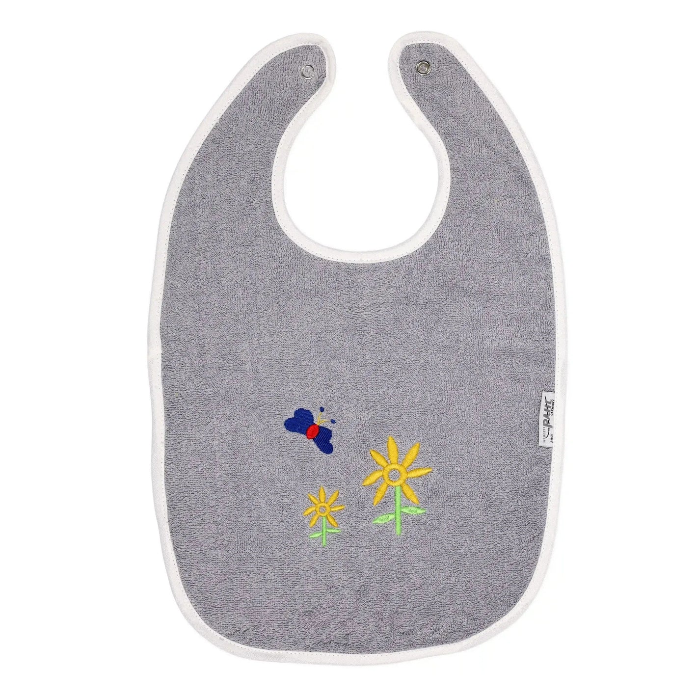 Weberei Pahl Kinder Lätzchen Riva/Heidi 30x45 cm (GRAU) 103836