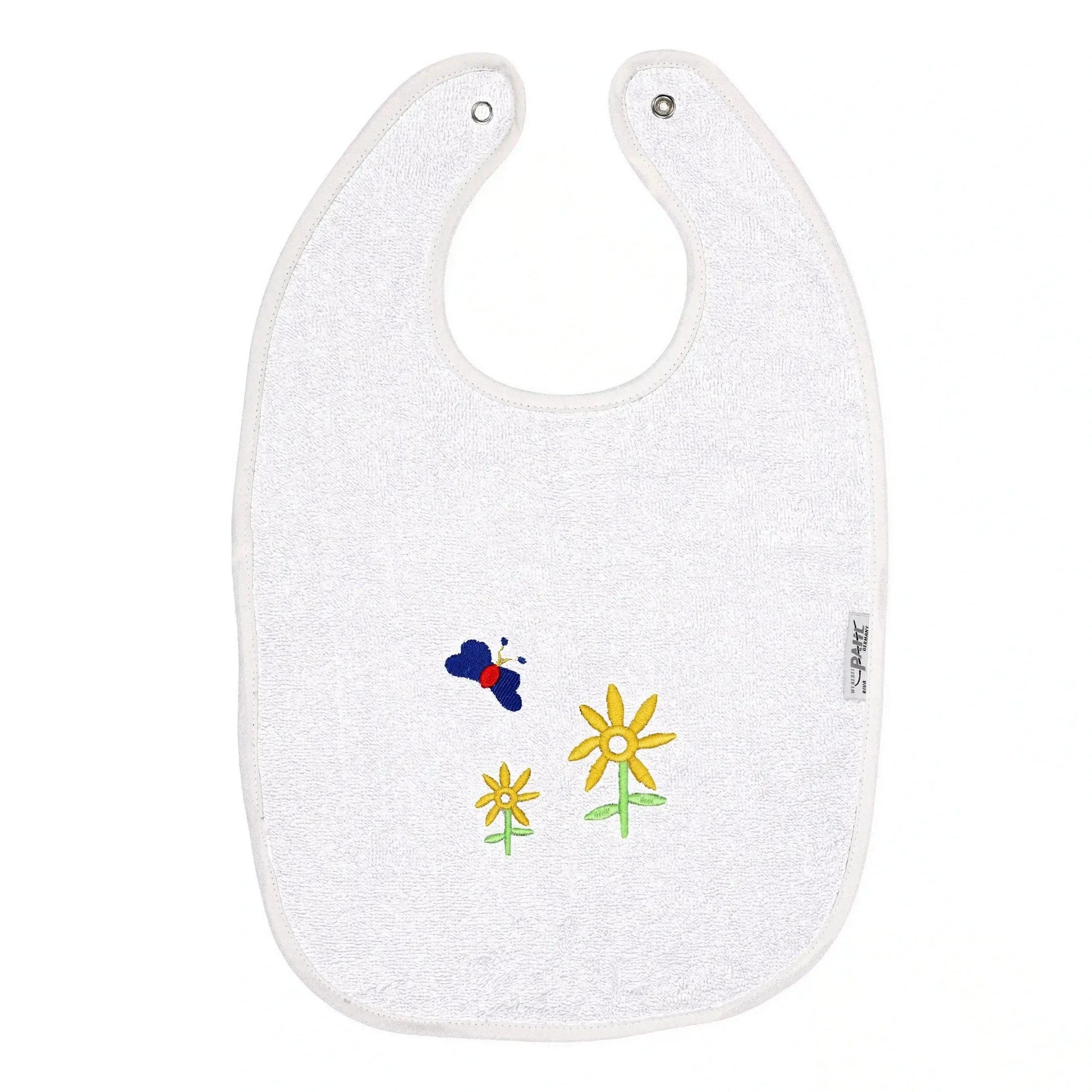 Weberei Pahl Kinder Lätzchen Riva/Heidi 30x45 cm (WEISS) 103834