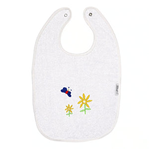 Weberei Pahl Kinder Lätzchen Riva/Heidi 30x45 cm (WEISS) 103834