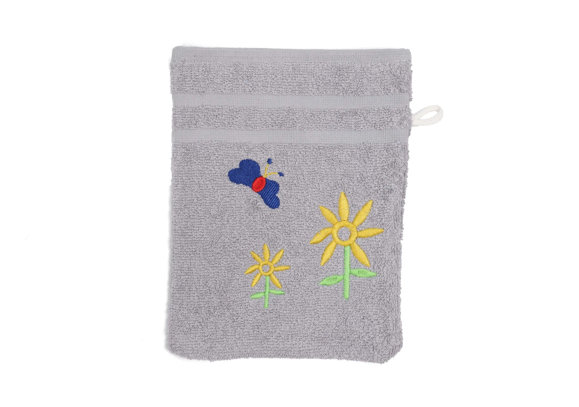 Weberei Pahl Kinder Waschhandschuh Riva/Heidi 16x23 cm (GRAU) 103821