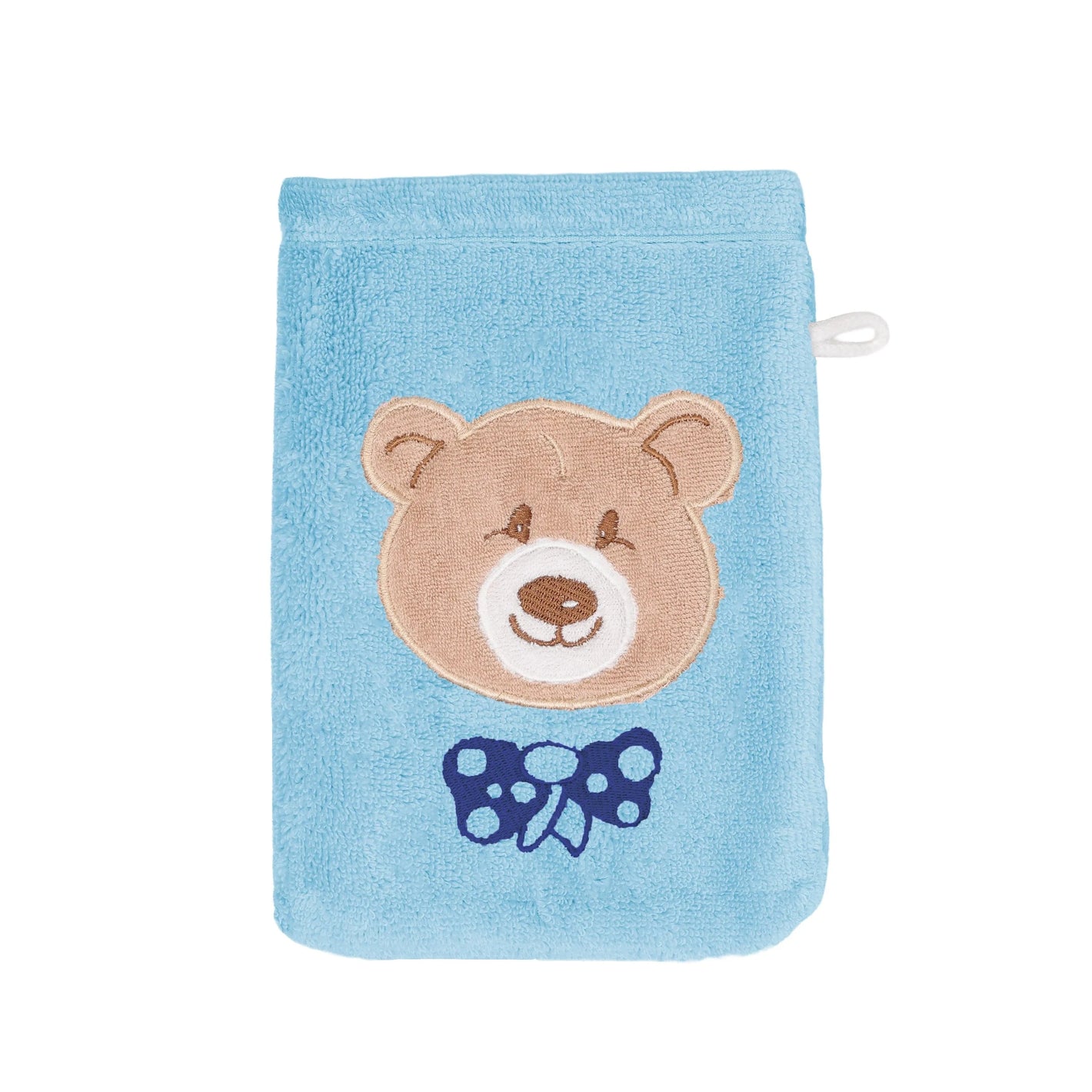 Weberei Pahl Kinder Waschhandschuh Roma/Ella 16x23 cm (HELLBLAU) 104124