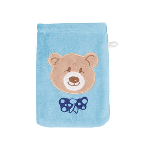 Weberei Pahl Kinder Waschhandschuh Roma/Ella 16x23 cm (HELLBLAU) 104124