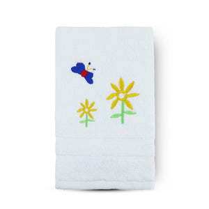 Weberei Pahl Kleines Kinder Handtuch Riva/Heidi 30x50 cm (WEISS) 103833