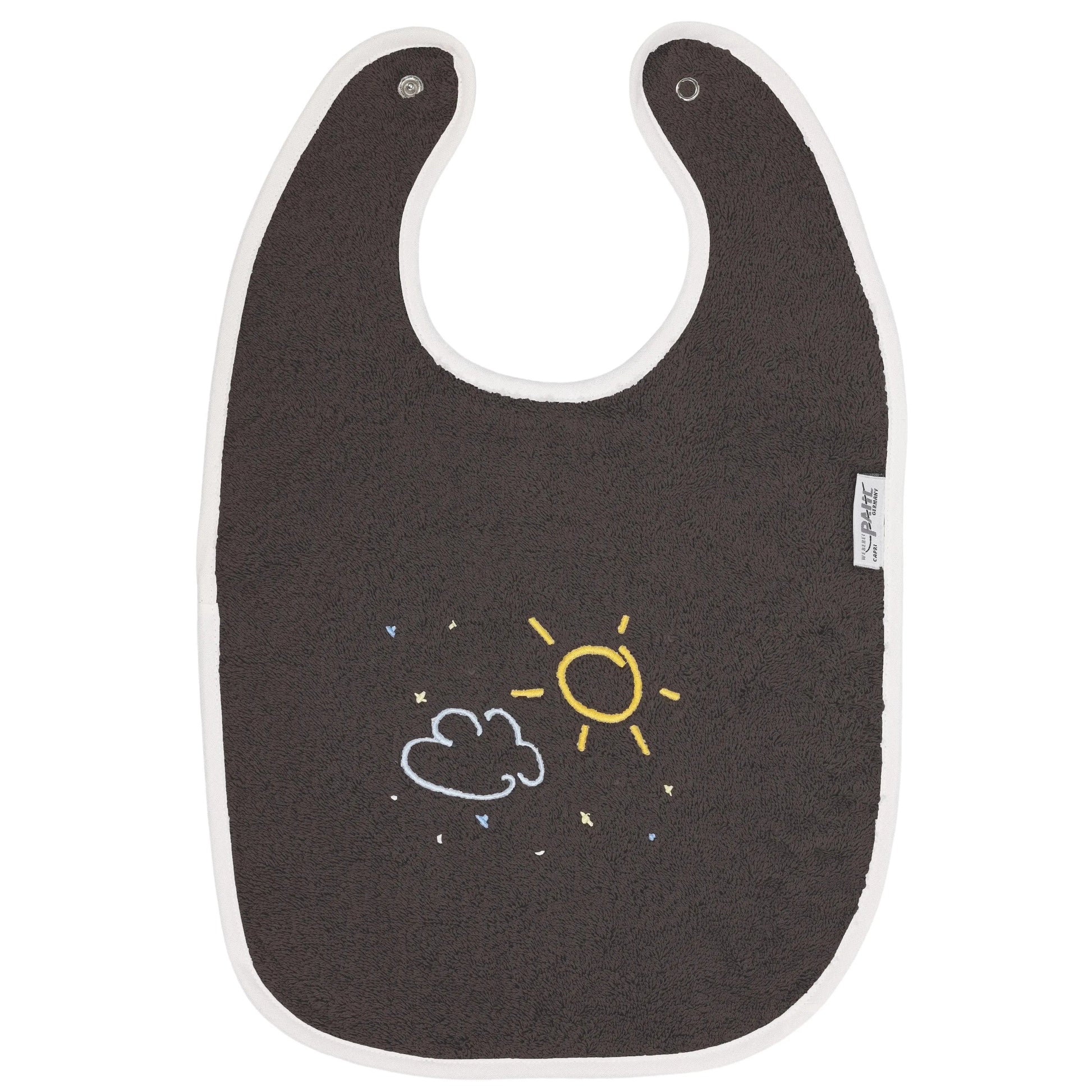 Weberei Pahl Lätzchen Capri Hedda 30x45 cm (GRAPHIT) 104020