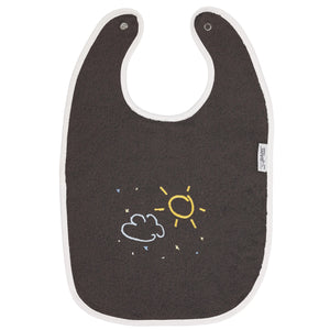 Weberei Pahl Lätzchen Capri Hedda 30x45 cm (GRAPHIT) 104020