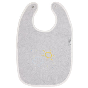 Weberei Pahl Lätzchen Capri Hedda 30x45 cm (SILBER) 104027