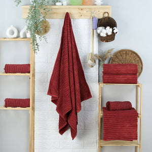 Weberei Pahl Liegetuch Capri Jenny 70x200 cm (DUNKELROT) 104093