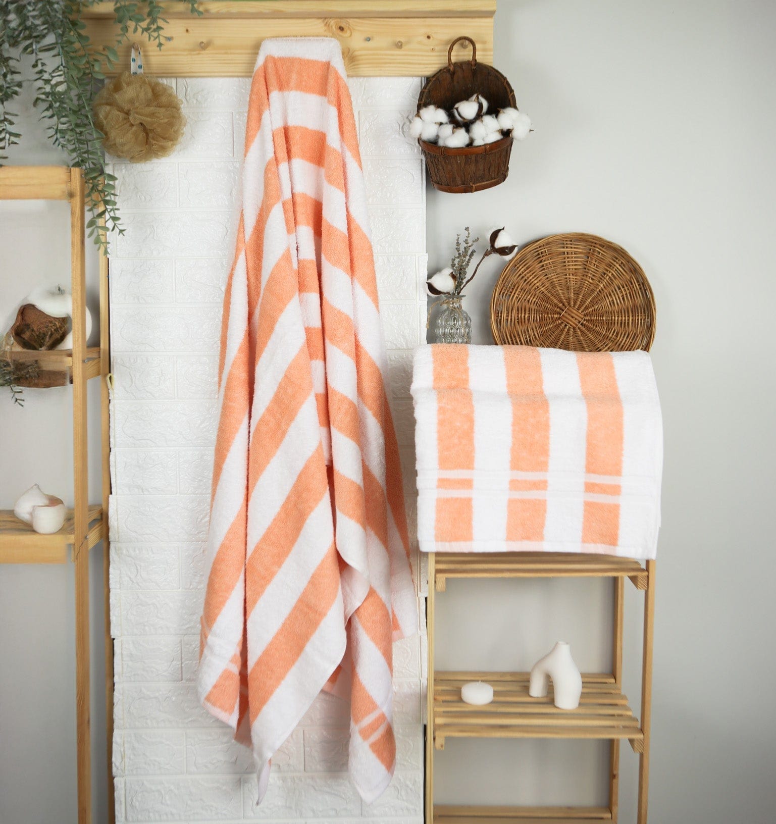 Weberei Pahl Liegetuch Riva Lara 70x200 cm (APRICOT) 100453