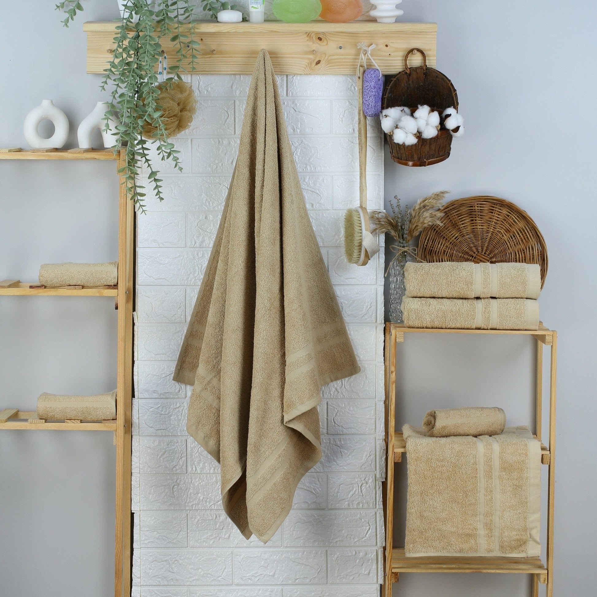 Weberei Pahl Liegetuch Riva Nina 70x200 cm (BEIGE) 107400