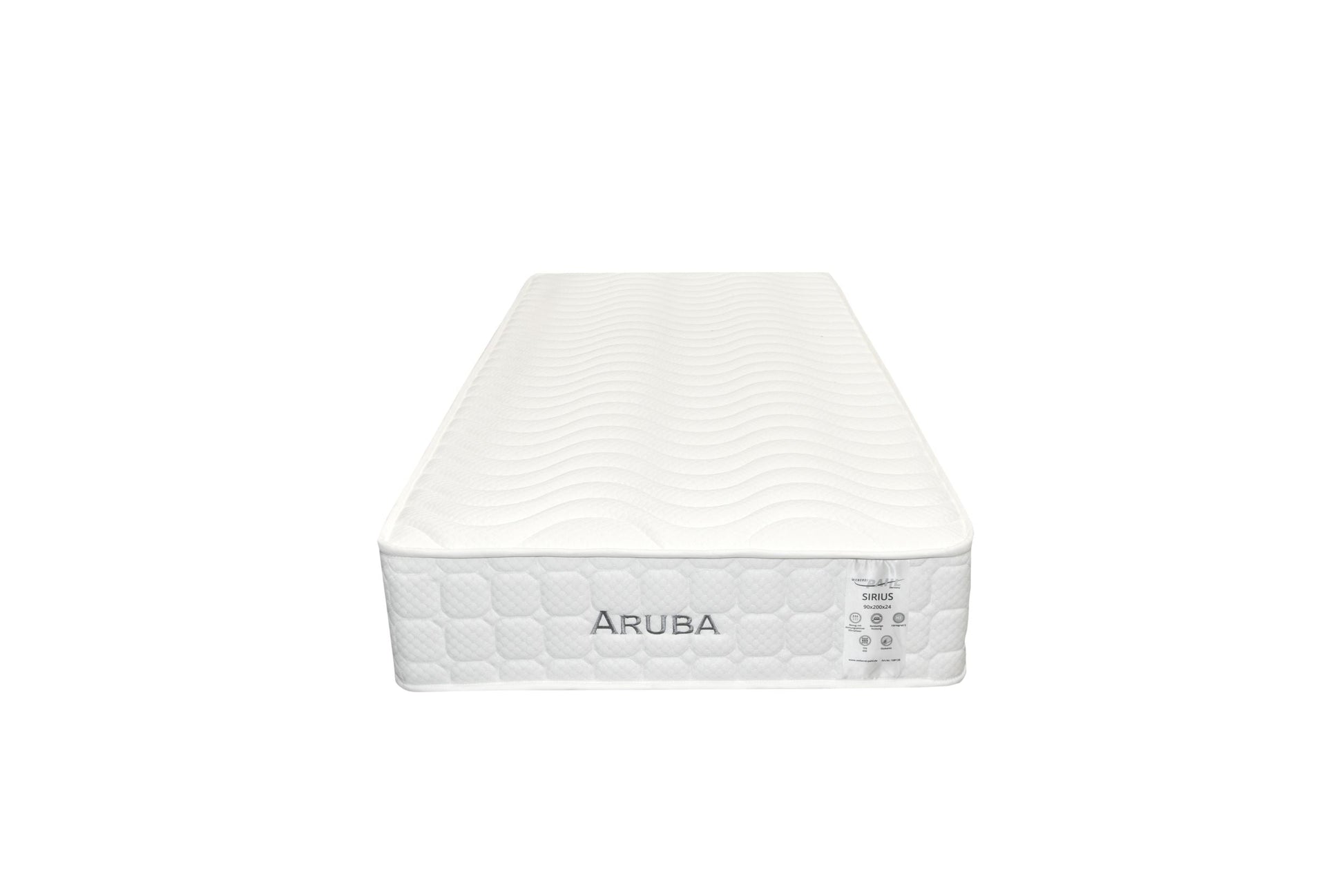 Weberei Pahl Matratze Aruba 90x200x24 cm – TFK 650 mit Sitzkante (H3) 108128