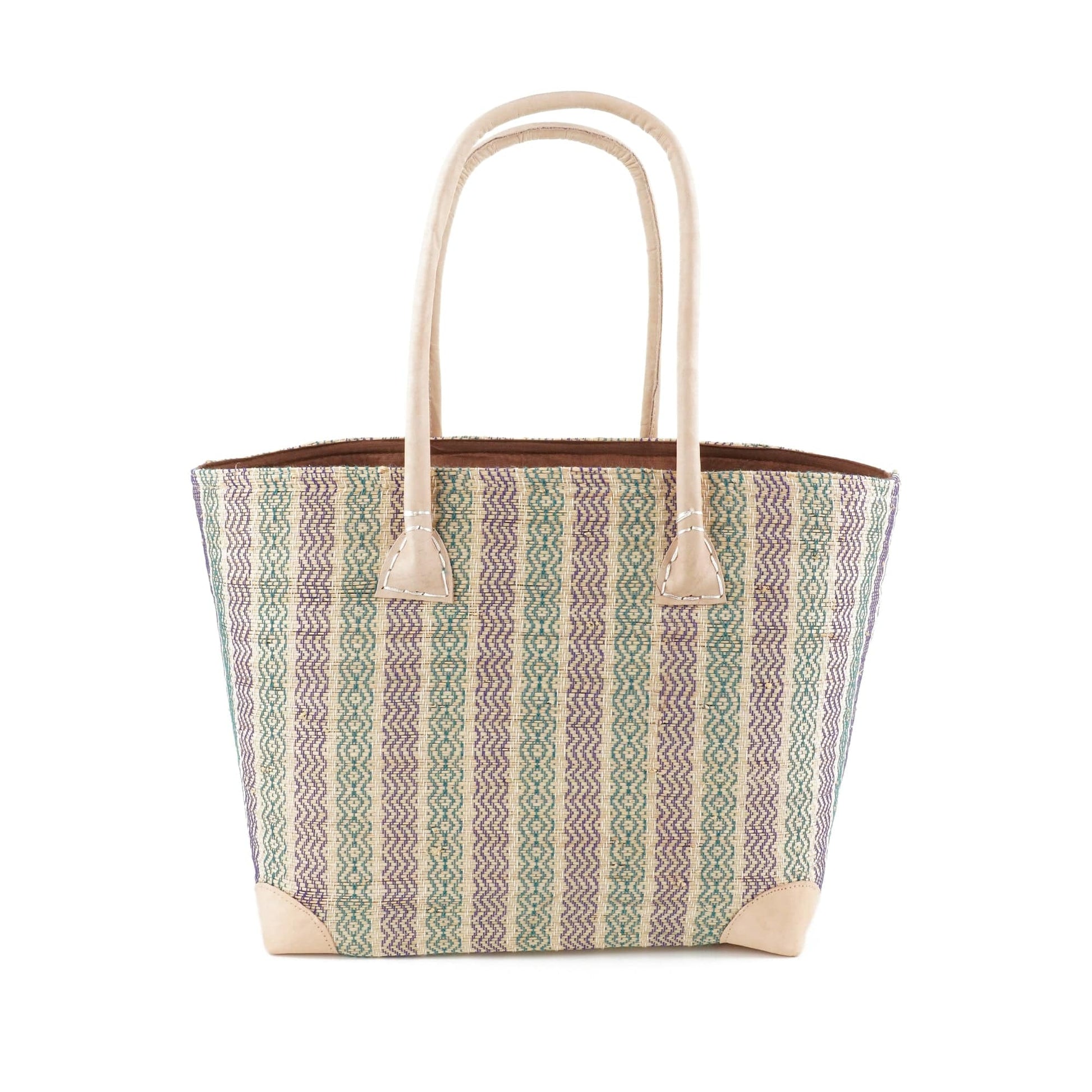 Weberei Pahl Muster12 Handgefertigte Tasche aus Natur-Raffia – Klein 107707_19