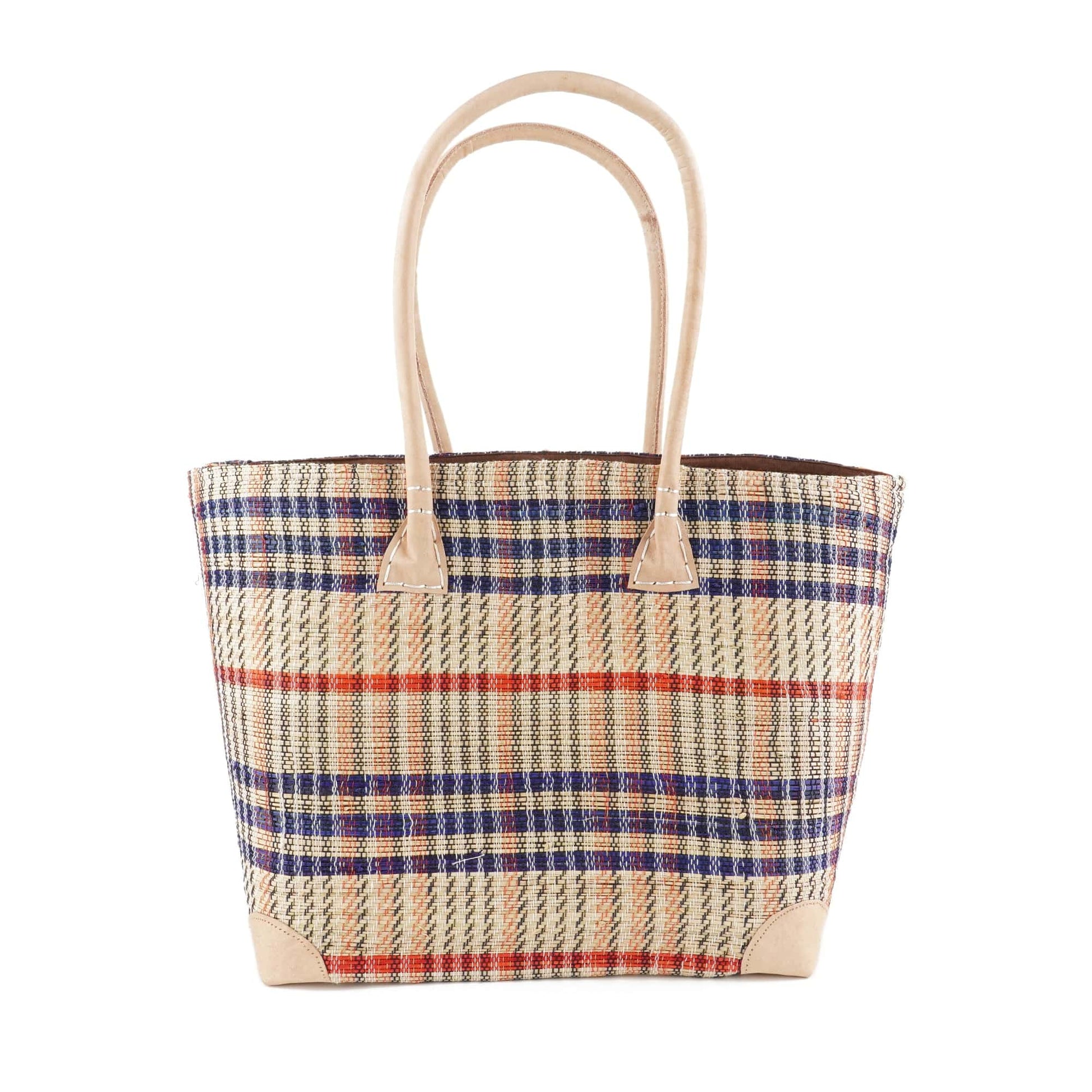 Weberei Pahl Muster13 Handgefertigte Tasche aus Natur-Raffia – Klein 107707_20