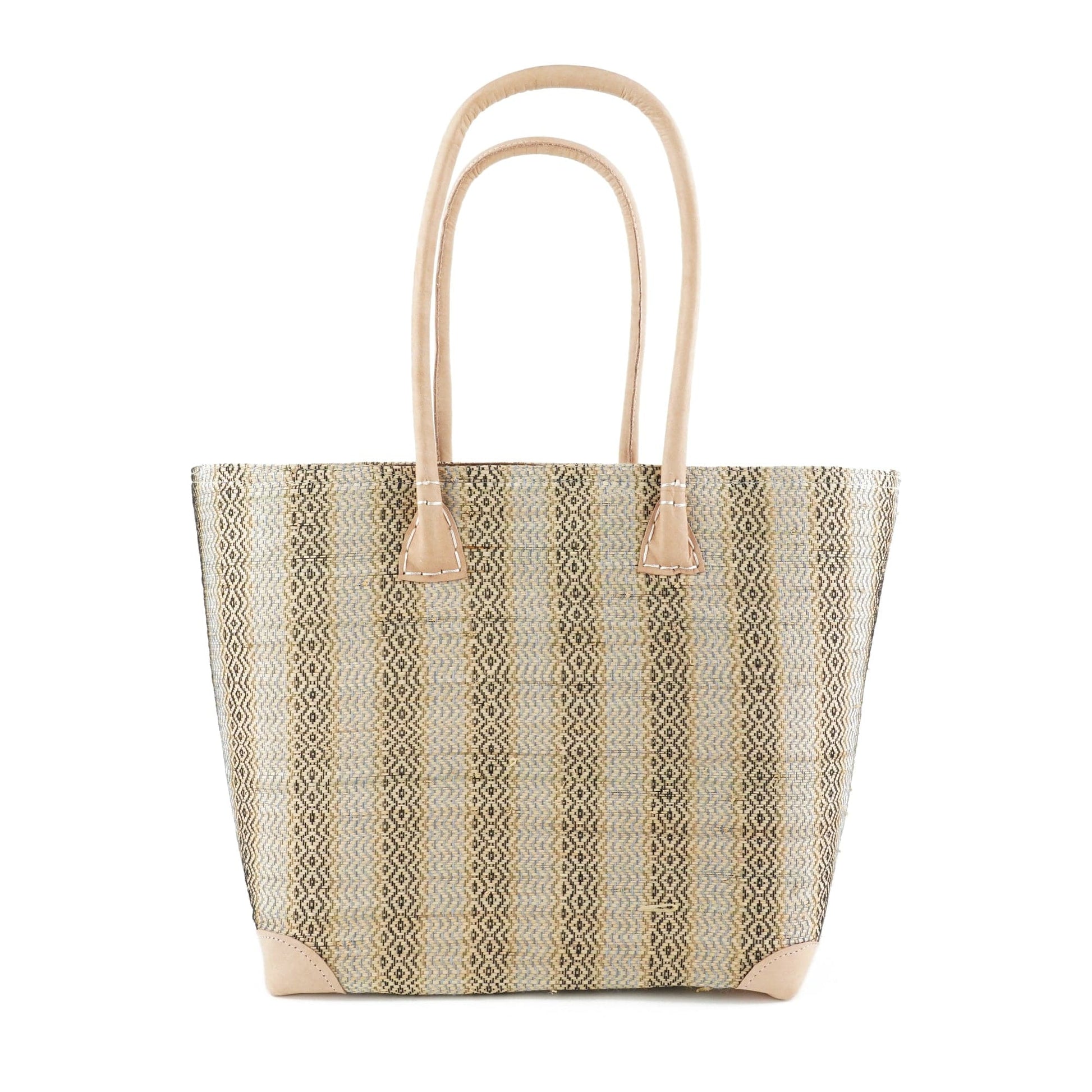 Weberei Pahl Muster15 Handgefertigte Tasche aus Natur-Raffia – Klein 107707_22