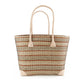 Weberei Pahl Muster2 Handgefertigte Tasche aus Natur-Raffia – Klein 107707_9