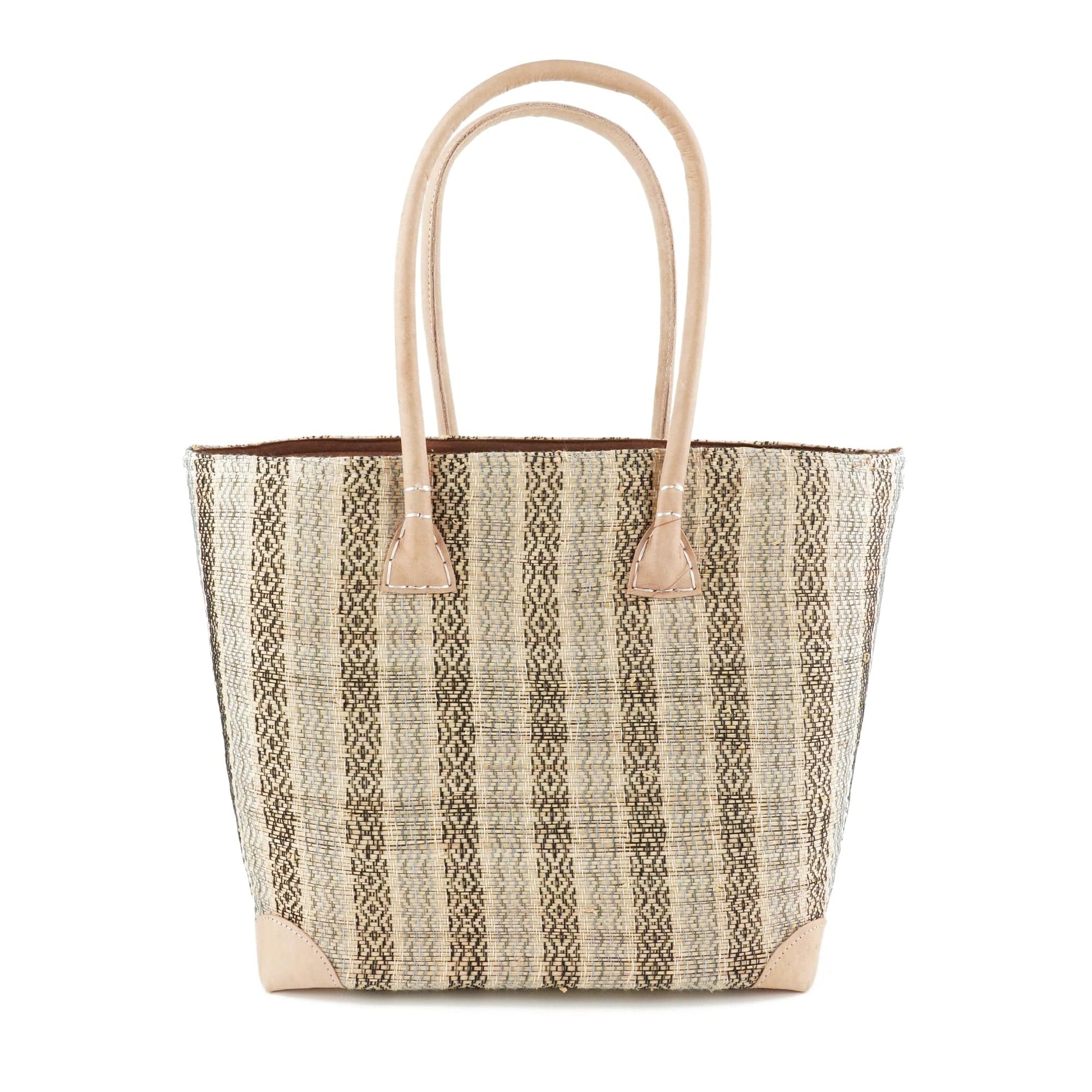 Weberei Pahl Muster20 Handgefertigte Tasche aus Natur-Raffia – Klein 107707_27