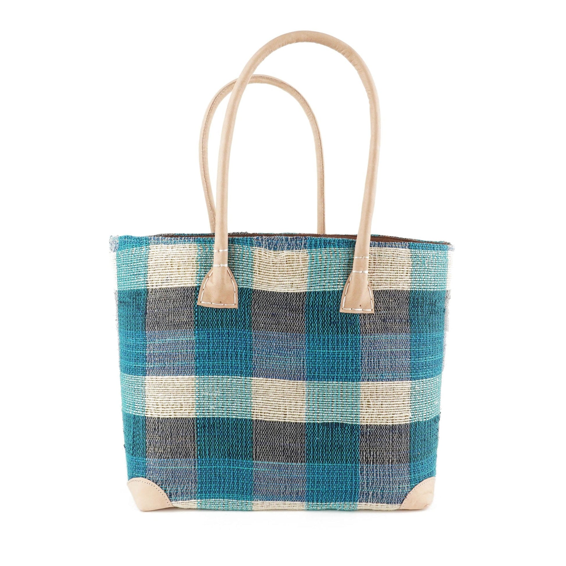 Weberei Pahl Muster22 Handgefertigte Tasche aus Natur-Raffia – Klein 107707_29