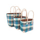Weberei Pahl Muster22 Handgefertigtes Taschen-Set aus Natur-Raffia – 3-teiliges Set 108211_29