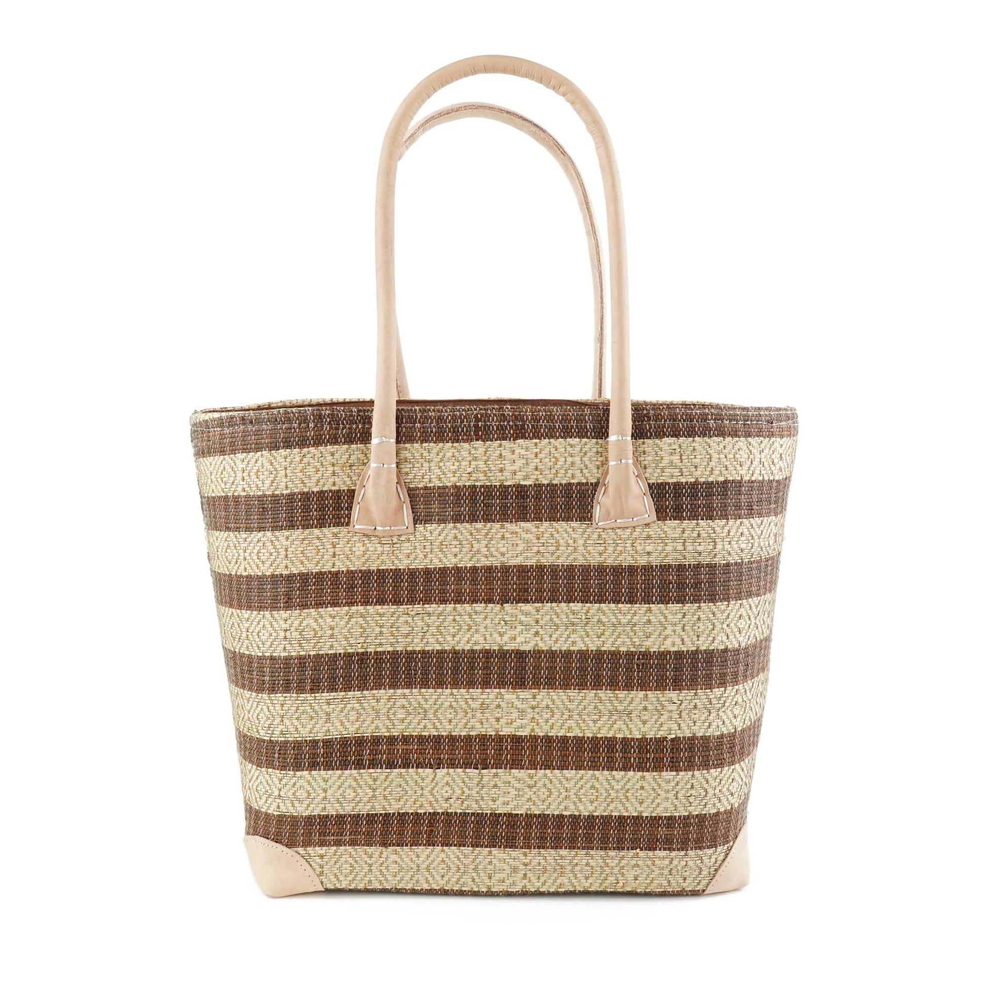 Weberei Pahl Muster23 Handgefertigte Tasche aus Natur-Raffia – Klein 107707_30