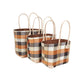 Weberei Pahl Muster24 Handgefertigtes Taschen-Set aus Natur-Raffia – 3-teiliges Set 108211_31