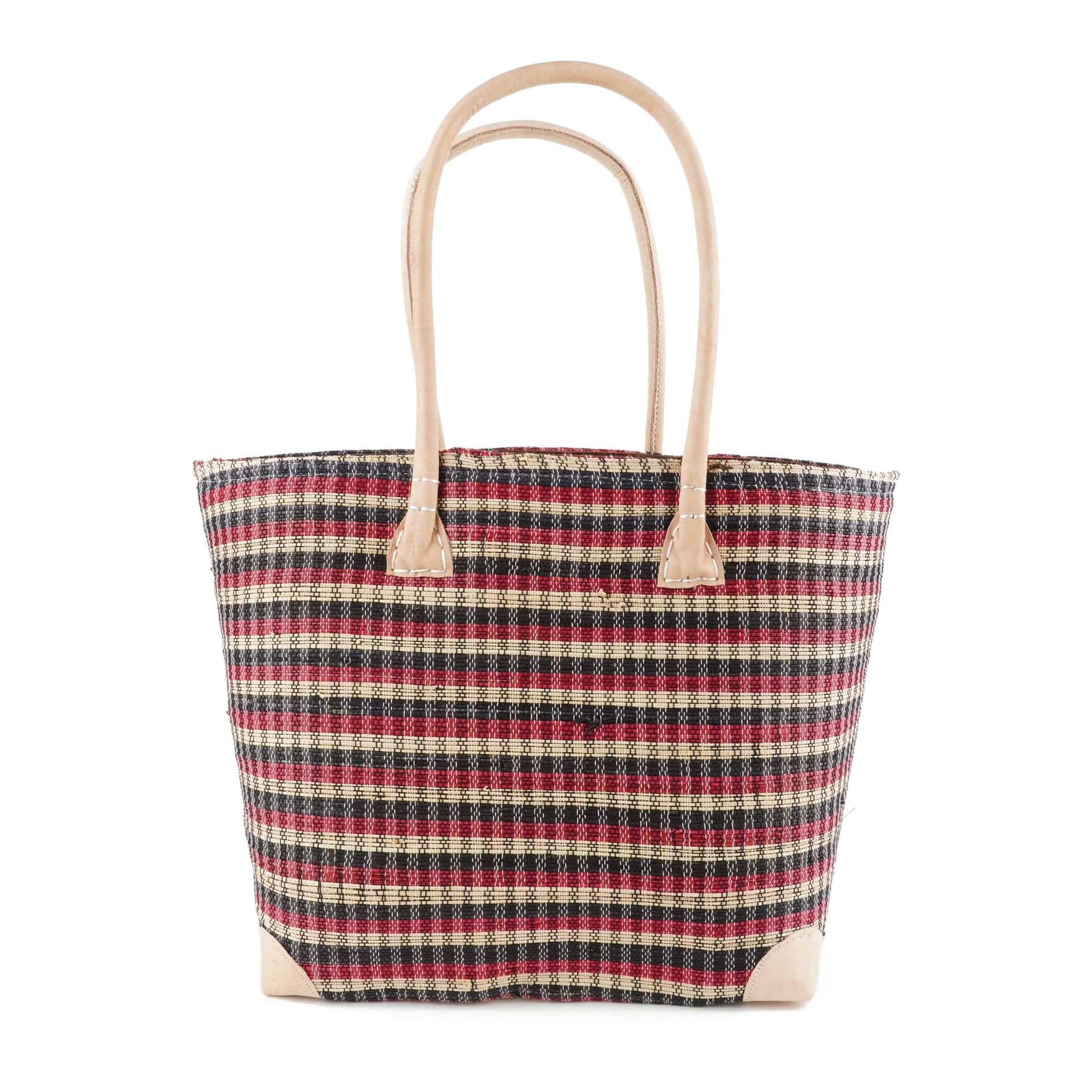 Weberei Pahl Muster25 Handgefertigte Tasche aus Natur-Raffia – Klein 107707_32