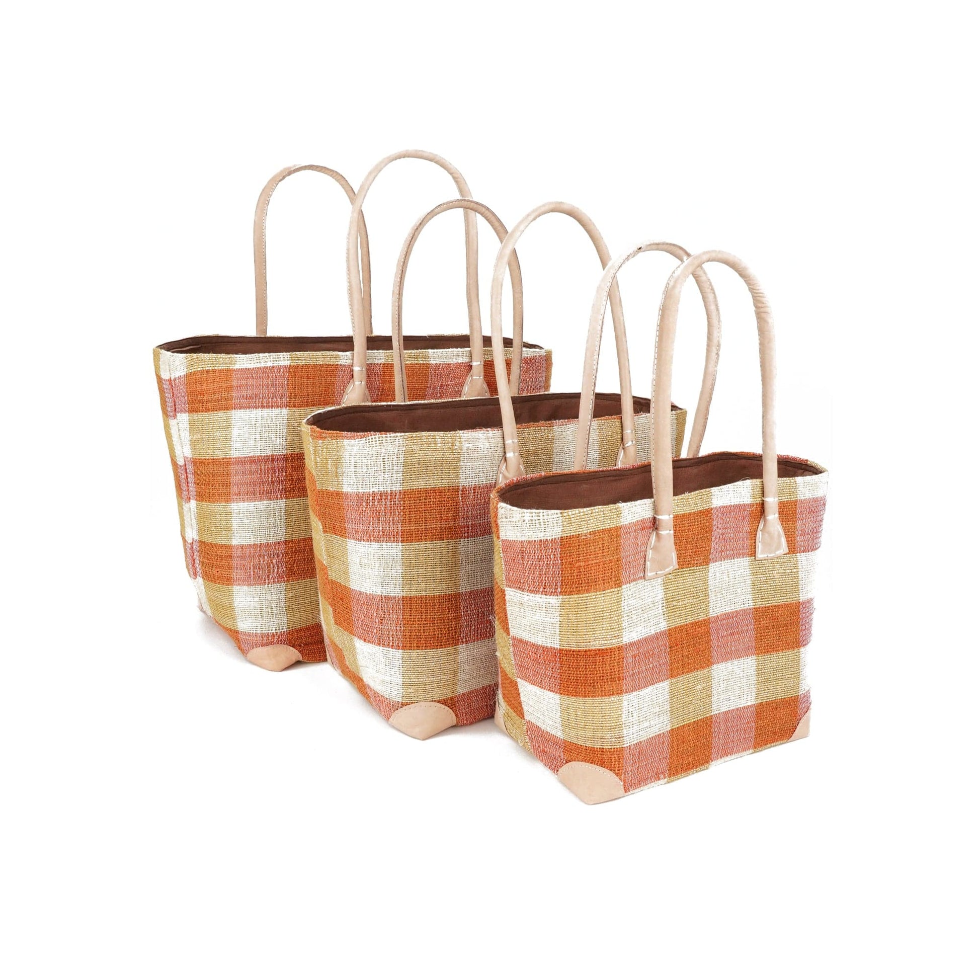 Weberei Pahl Muster27 Handgefertigtes Taschen-Set aus Natur-Raffia – 3-teiliges Set 108211_34
