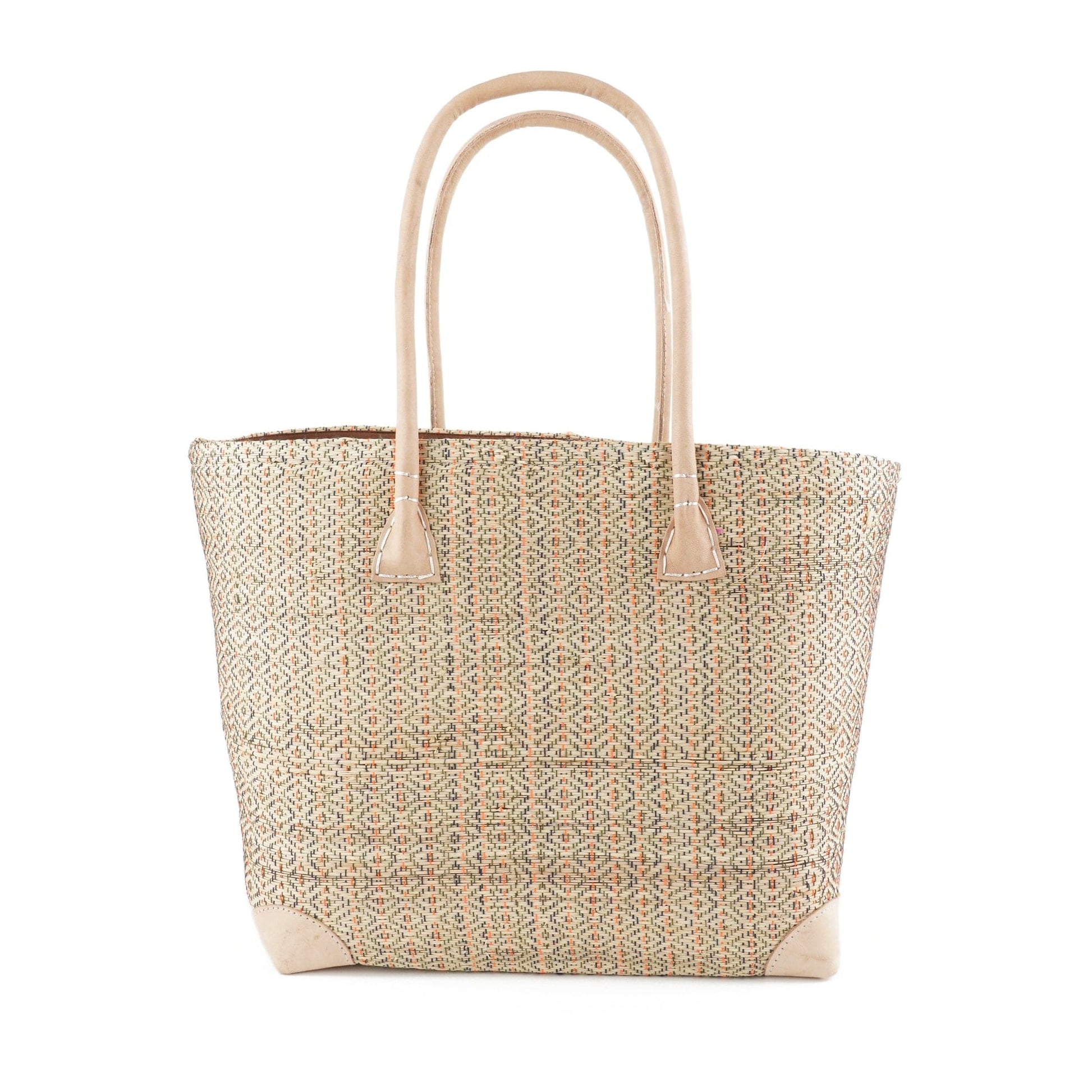 Weberei Pahl Muster28 Handgefertigte Tasche aus Natur-Raffia – Klein 107707_35