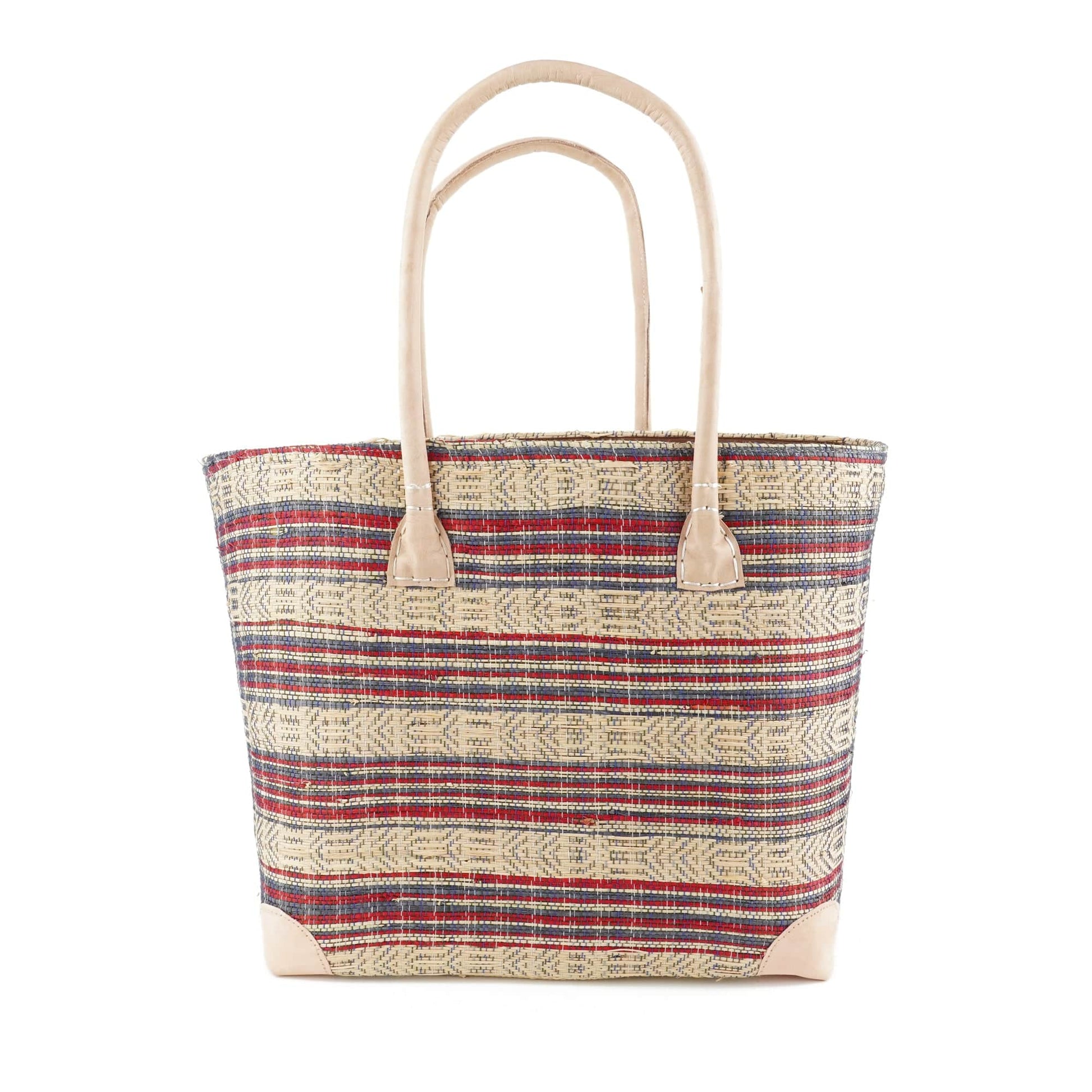 Weberei Pahl Muster29 Handgefertigte Tasche aus Natur-Raffia – Klein 107707_36