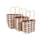 Weberei Pahl Muster31 Handgefertigtes Taschen-Set aus Natur-Raffia – 3-teiliges Set 108211_38