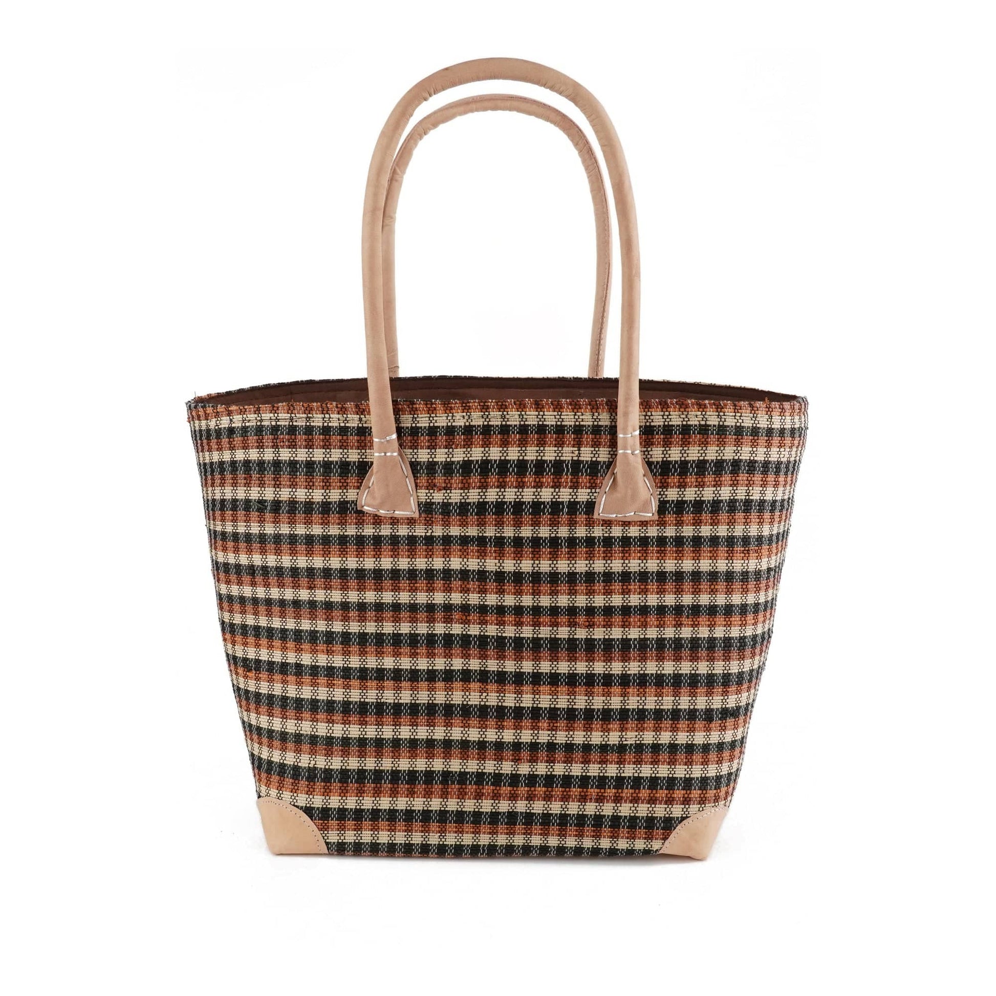 Weberei Pahl Muster32 Handgefertigte Tasche aus Natur-Raffia – Klein 107707_39