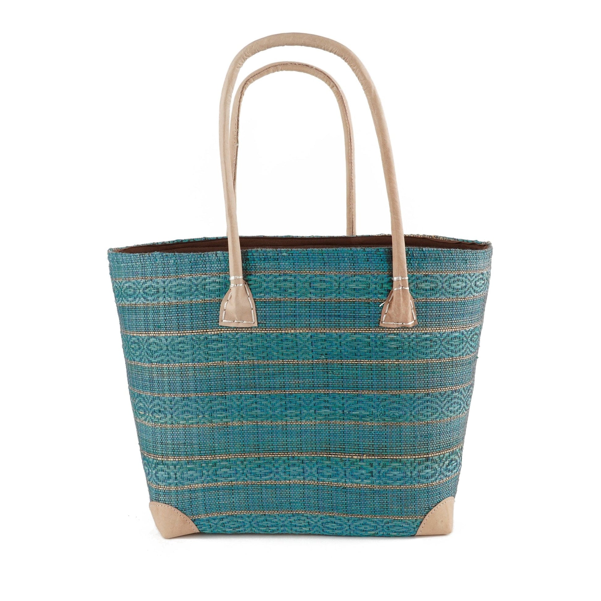Weberei Pahl Muster33 Handgefertigte Tasche aus Natur-Raffia – Klein 107707_40