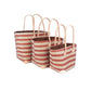 Weberei Pahl Muster34 Handgefertigtes Taschen-Set aus Natur-Raffia – 3-teiliges Set 108211_41