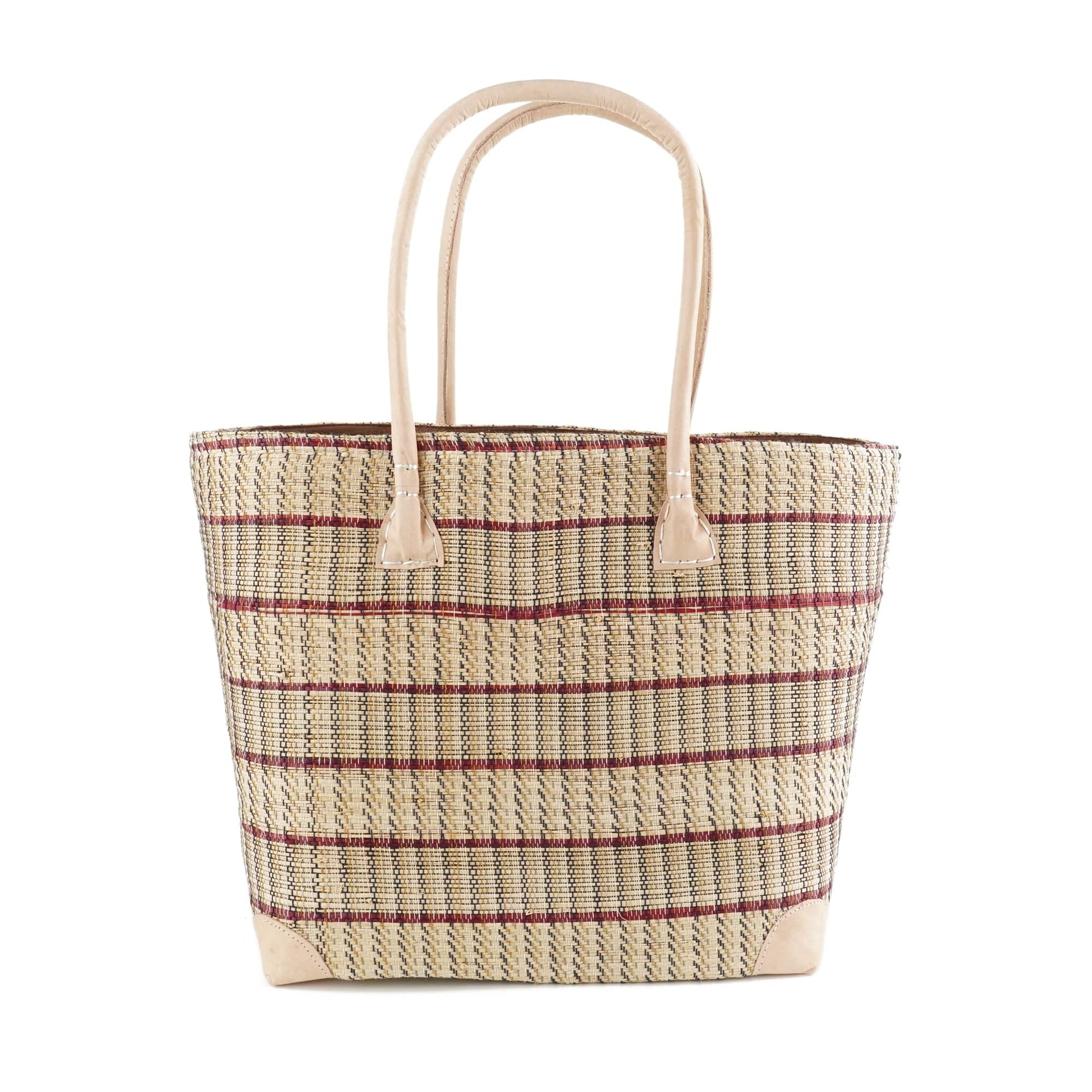 Weberei Pahl Muster39 Handgefertigte Tasche aus Natur-Raffia – Klein 107707_46