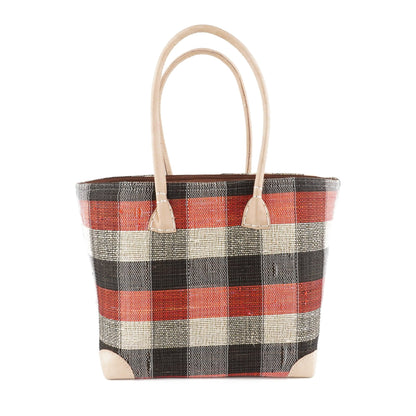 Weberei Pahl Muster5 Handgefertigte Tasche aus Natur-Raffia – Klein 107707_12