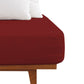 Weberei Pahl Spannbettlaken Miami Gina 100x200x24 (DUNKELROT) 100623