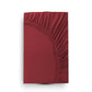 Weberei Pahl Spannbettlaken Miami Gina 100x200x24 (DUNKELROT) 100623