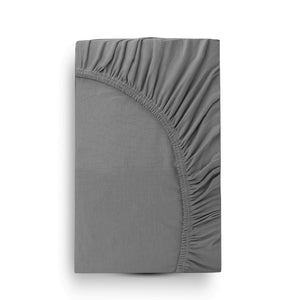 Weberei Pahl Spannbettlaken Miami Gina 100x200x24 (GRAU) 105445