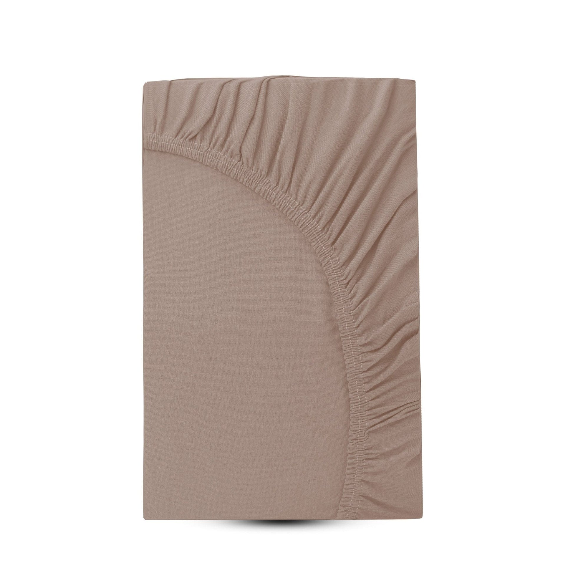 Weberei Pahl Spannbettlaken Miami Gina 100x200x24 (KIESEL) 102345
