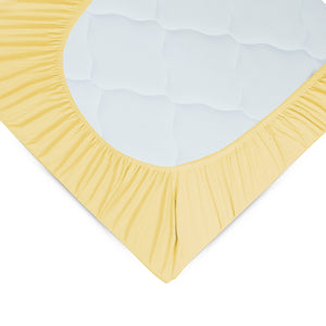 Weberei Pahl Spannbettlaken Miami Gina 120x200x24 (GELB) 103226