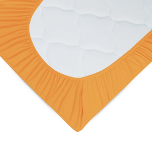 Weberei Pahl Spannbettlaken Miami Gina 120x200x24 (ORANGE) 103228
