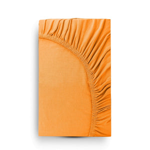 Weberei Pahl Spannbettlaken Miami Gina 120x200x24 (ORANGE) 103228