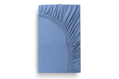 Weberei Pahl Spannbettlaken Miami Gina 160x200x24 (BLAU) 103245