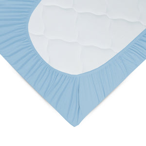 Weberei Pahl Spannbettlaken Miami Gina 160x200x24 (HELLBLAU) 103252
