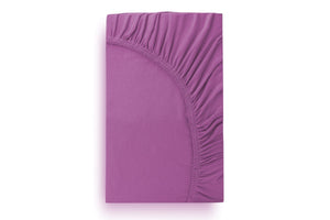 Weberei Pahl Spannbettlaken Miami Gina 160x200x24 (PFLAUME) 102350