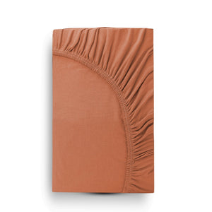 Weberei Pahl Spannbettlaken Miami Gina 160x200x24 (TERRACOTTA) 103246