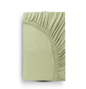 Weberei Pahl Spannbettlaken Miami Gina 200x200x24 (HELLGRÜN) 100600