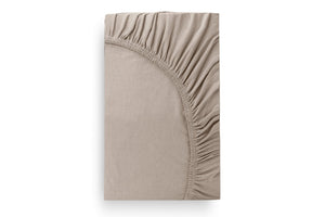 Weberei Pahl Spannbettlaken Miami Gina 200x200x24 (KIESEL) 103268