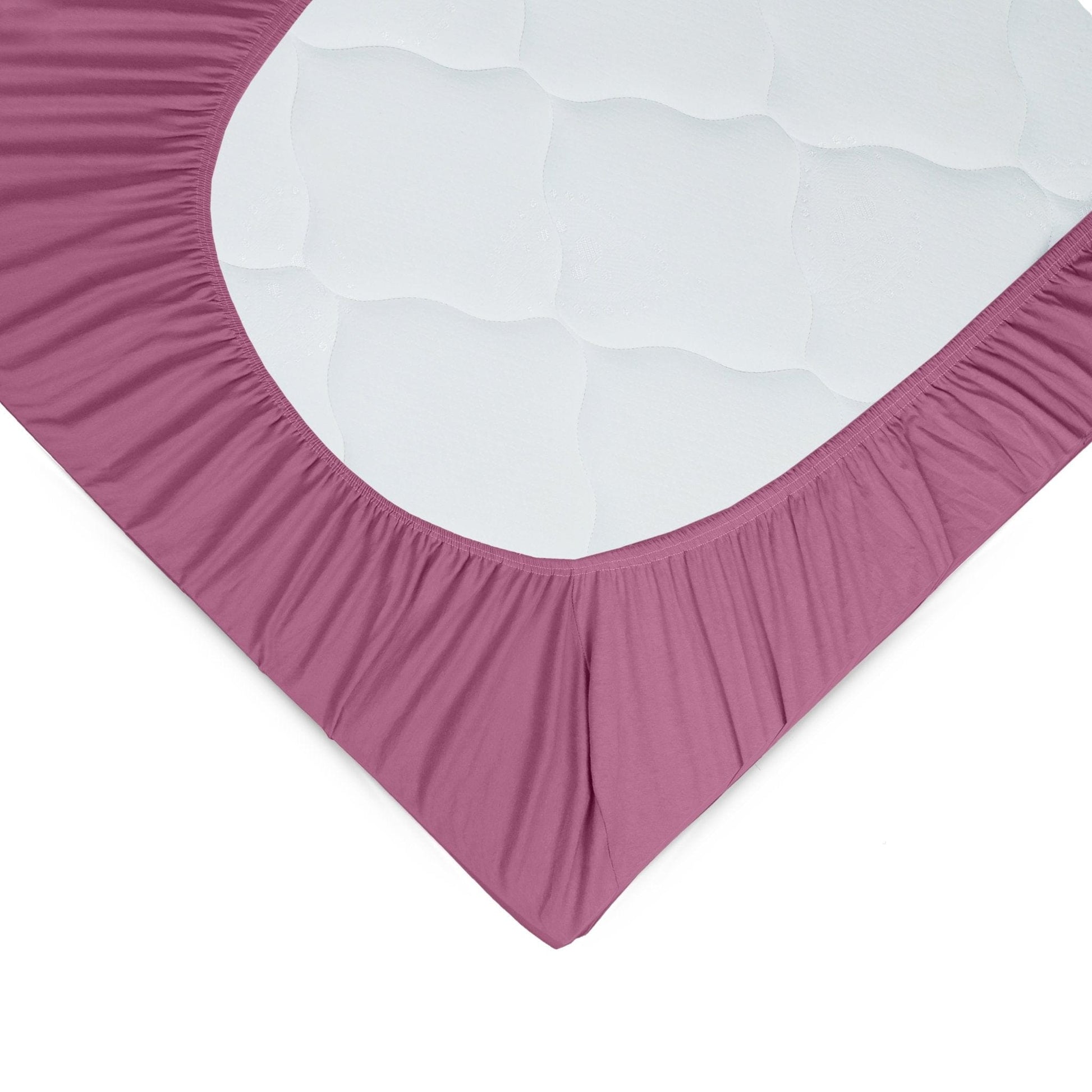Weberei Pahl Spannbettlaken Miami Gina 200x200x24 (VIOLETT) 103260