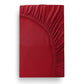 Weberei Pahl Spannbettlaken Miami Gina 70x140x10 (DUNKELROT) 103278