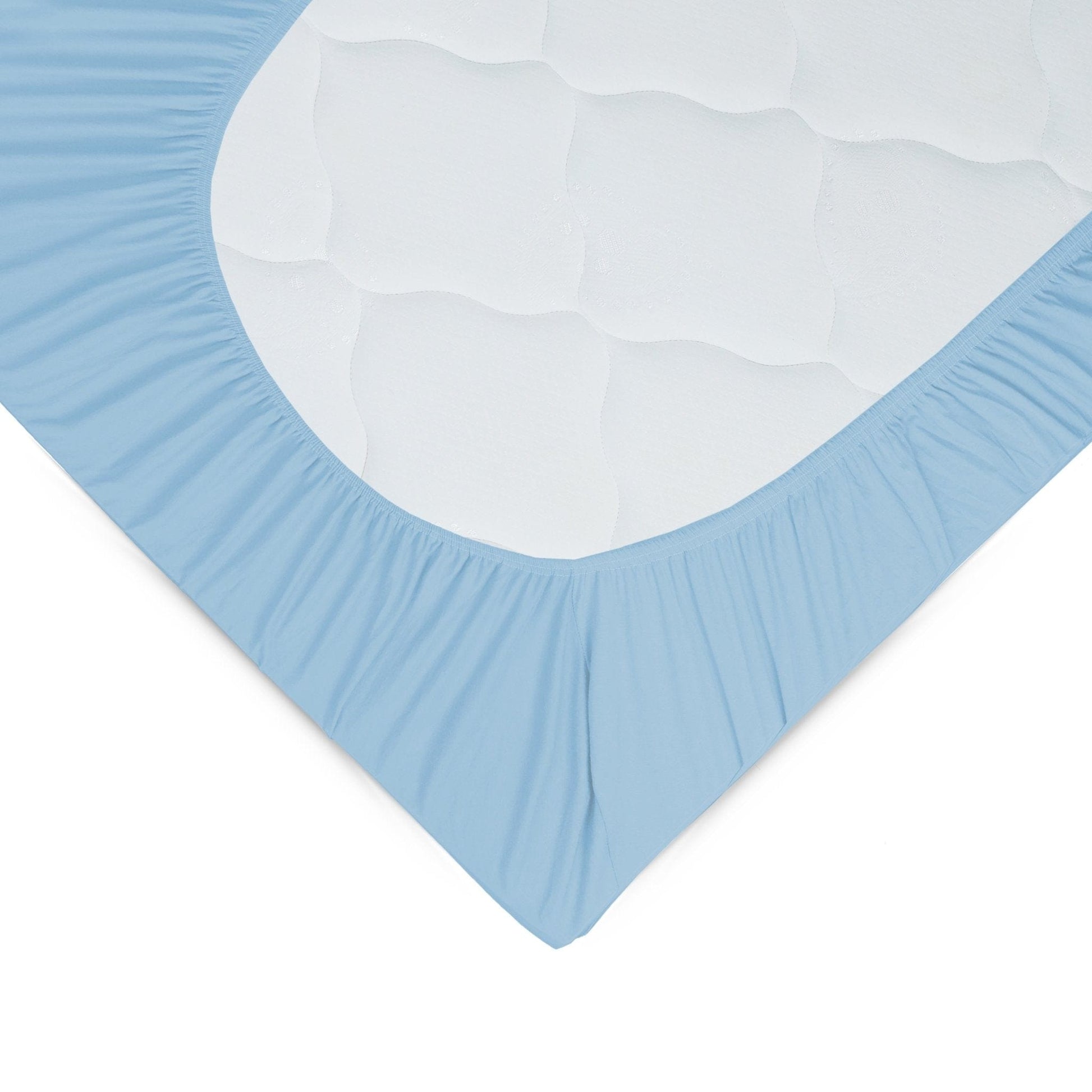 Weberei Pahl Spannbettlaken Miami Gina 70x140x10 (HELLBLAU) 103280
